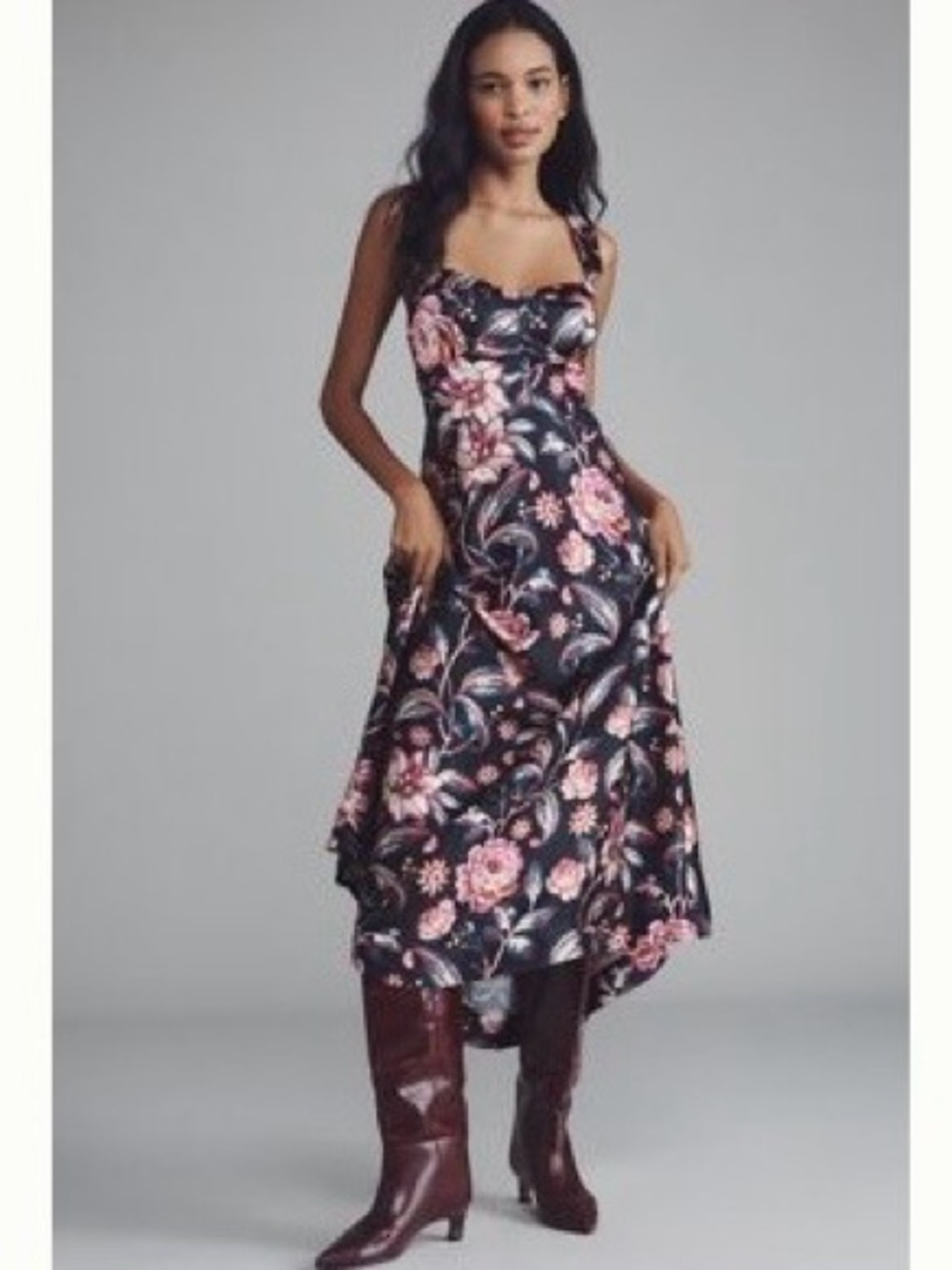 Anthropologie Floral Maxi NWT Dress M
